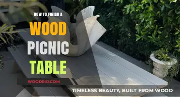 Mastering Wood Finishing: A Step-by-Step Guide for Picnic Tables