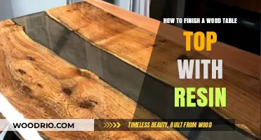 Mastering Resin Wood Table Top Finishing: A Step-by-Step Guide