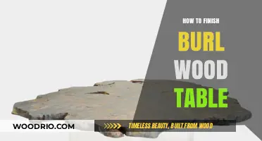 Mastering Burl Wood: Techniques to Finish Your Stunning Table