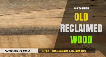 Reviving Reclaimed Wood: Expert Tips for a Stunning Finish