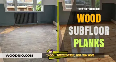 Reviving Old Wood Subfloor Planks: A Step-by-Step Finishing Guide
