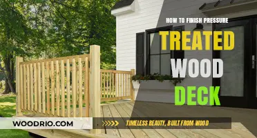 Transform Your Outdoor Space: A Guide to Finishing Pressure-Treated Wood Decks