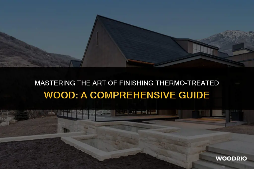 how to finish thermo treated wood