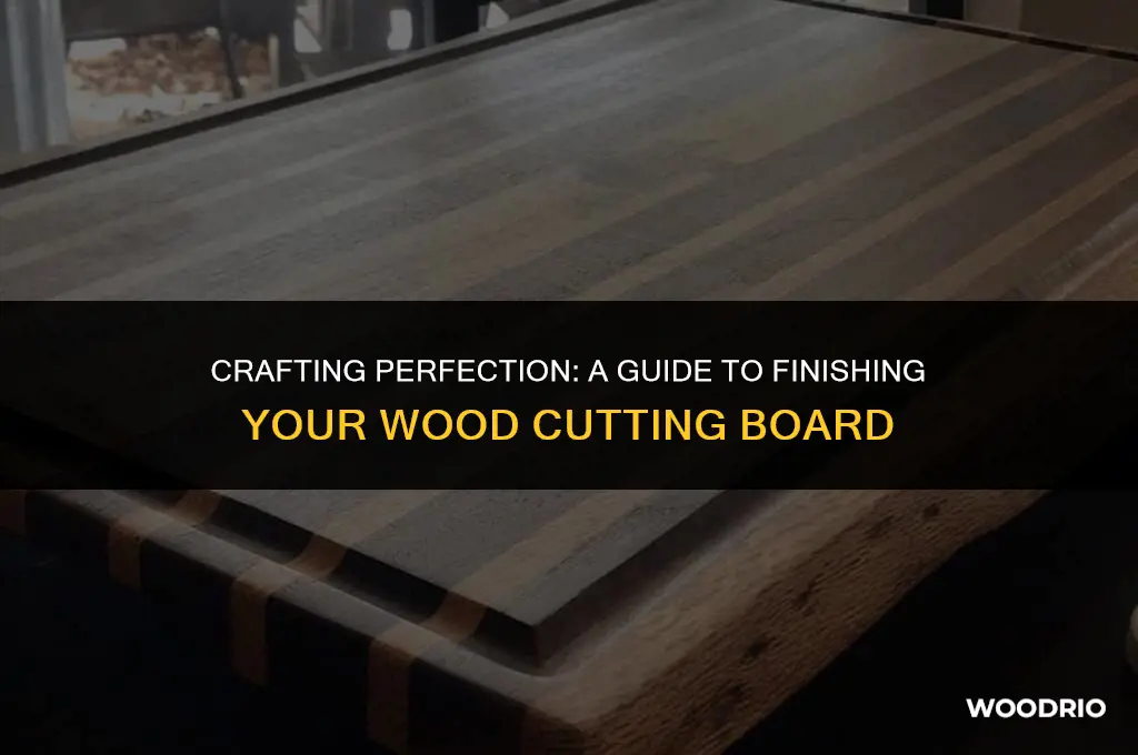 how to finish wood cutting board