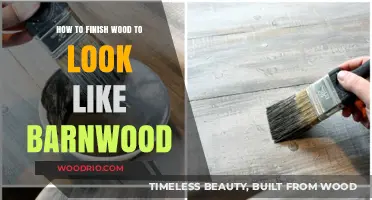 Achieving the Rustic Charm: A Guide to Barnwood-Inspired Wood Finishing