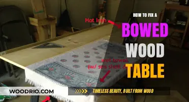 Restoring Your Bowed Wood Table: Simple Steps to Fix and Prevent Warping