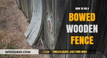 Restoring Your Fence: A Guide to Fixing a Bowed Wooden Fence