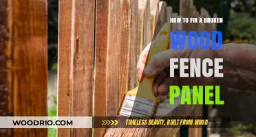 DIY Guide: Repairing a Damaged Wooden Fence Panel
