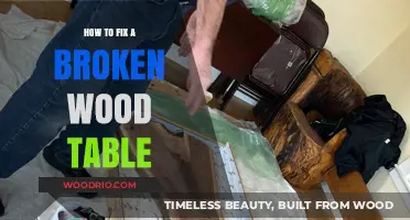 Revive Your Broken Wood Table: Step-by-Step Repair Guide