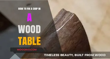Easy DIY Repair Guide: Fixing Chips in Wood Tables