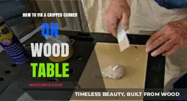 Easy DIY Repair Guide: Fixing Chipped Wood Table Corners