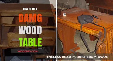 Revive Your Damaged Wood Table: Easy DIY Repair Guide