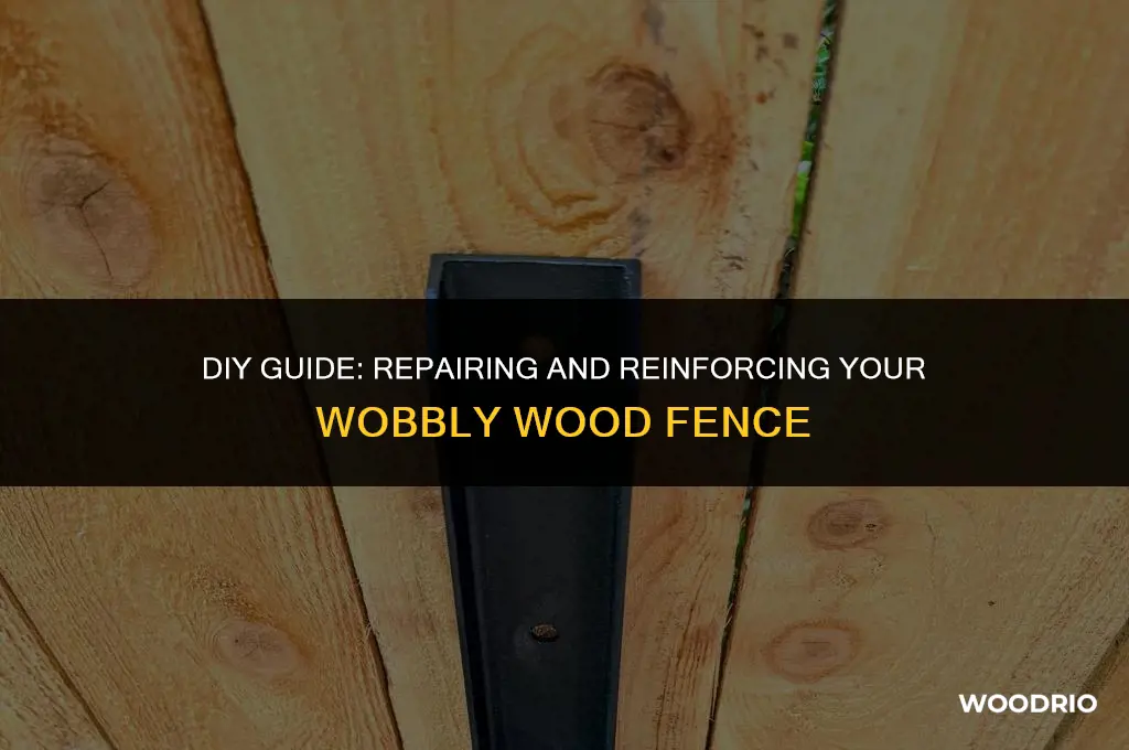 how to fix a falling wood fence