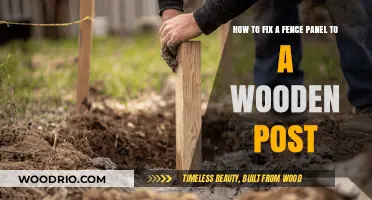 Secure Your Fence: Attaching Panels to Wooden Posts Made Easy