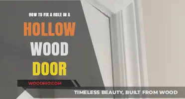 Easy Steps to Repair a Hole in Your Hollow Wood Door