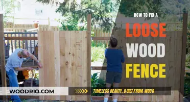 DIY Guide: Securing Your Wobbly Wooden Fence for Good