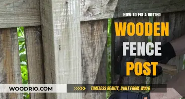 Reviving Your Fence: A Guide to Repairing Rotted Wooden Posts