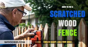 Reviving Your Fence: A Guide to Repairing Scratched Wood Surfaces