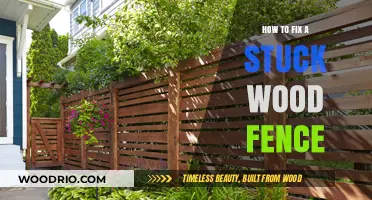 Unsticking Your Wood Fence: A Step-by-Step Guide