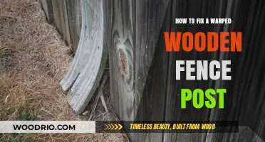 Restoring Stability: A Guide to Fixing Warped Wooden Fence Posts