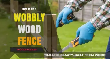 DIY Guide: Stabilizing Your Wobbly Wood Fence