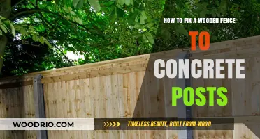Secure Your Wooden Fence to Concrete Posts: A Step-by-Step Guide