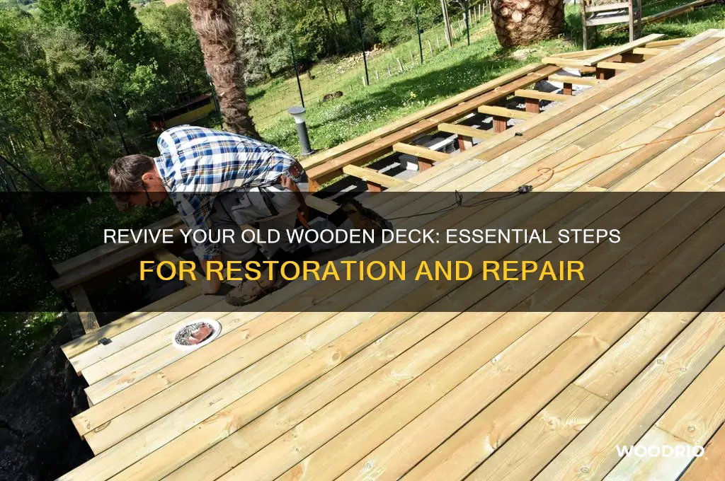 how to fix an old wooden deck