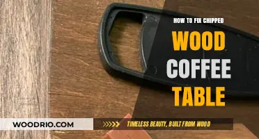 Easy DIY Repair Guide: Fixing a Chipped Wood Coffee Table