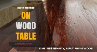 Revive Your Wood Table: Easy Steps to Restore Its Finish