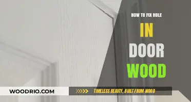 DIY Door Repair: Fixing Holes in Wooden Doors