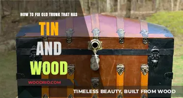 Restoring Vintage Trunks: Repairing Tin and Wood for Timeless Elegance