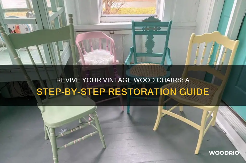 how to fix old wood chairs
