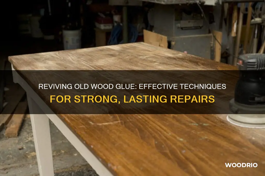 how to fix old wood glue