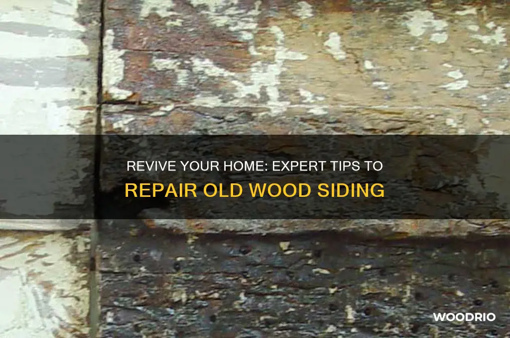 how to fix old wood siding