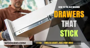 Smooth Sliding Solutions: Repairing Sticking Old Wooden Drawers Easily
