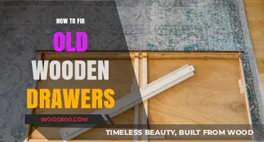Revive Your Vintage Wooden Drawers: A Step-by-Step Repair Guide
