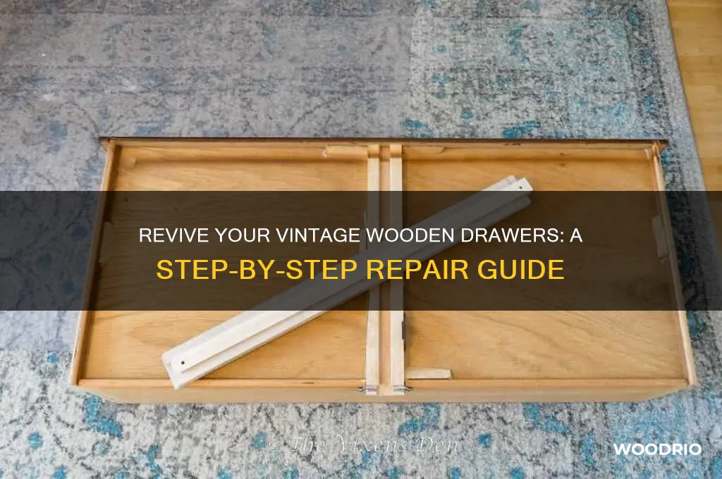 how to fix old wooden drawers