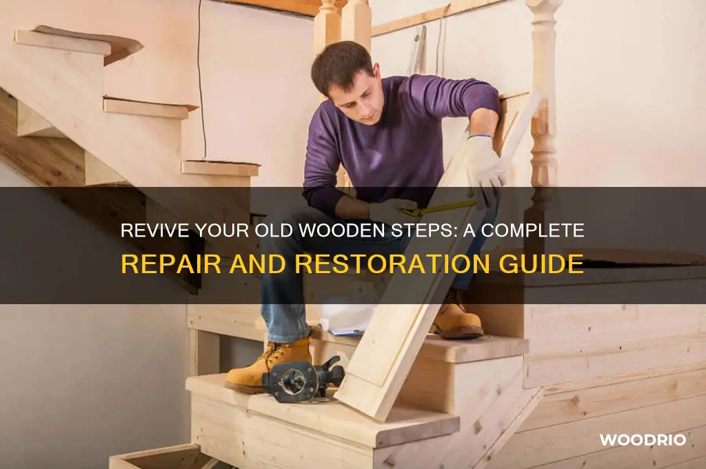 how to fix old wooden steps