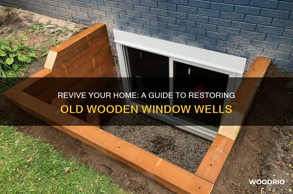 how to fix old wooden window wells