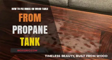 Repairing Propane Tank Heat Rings on Wood Tables: A Step-by-Step Guide