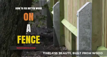 Reviving Your Fence: A Guide to Repairing Rotten Wood