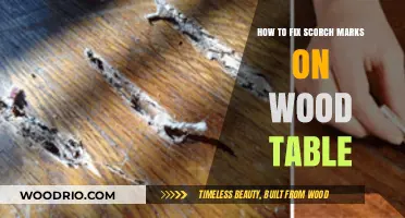 Effective Methods to Repair Scorch Marks on Your Wood Table