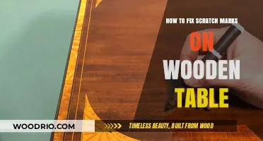 Effective DIY Methods to Repair Scratch Marks on Wooden Tables