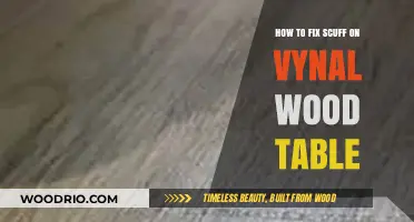 Easy DIY Fixes for Scuffs on Vinyl Wood Tables