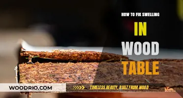 Effective Solutions to Repair and Prevent Swelling in Wood Tables