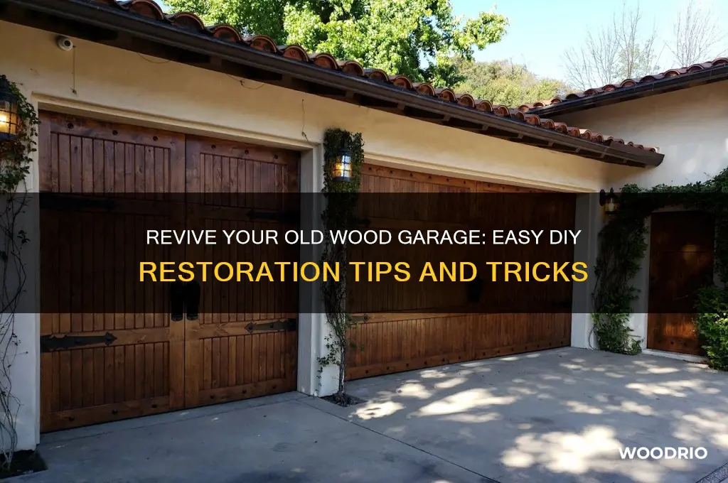 how to fix up old wood garage