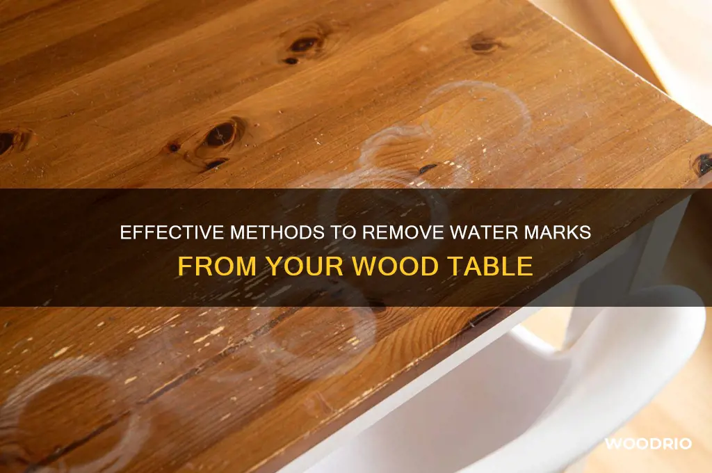 how to fix water mark on wood table