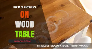 Effective Methods to Remove Water Spots from Your Wood Table