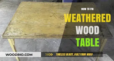 Revive Your Weathered Wood Table: Easy Restoration Tips and Tricks