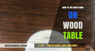 Effective Ways to Remove White Rings from Your Wood Table